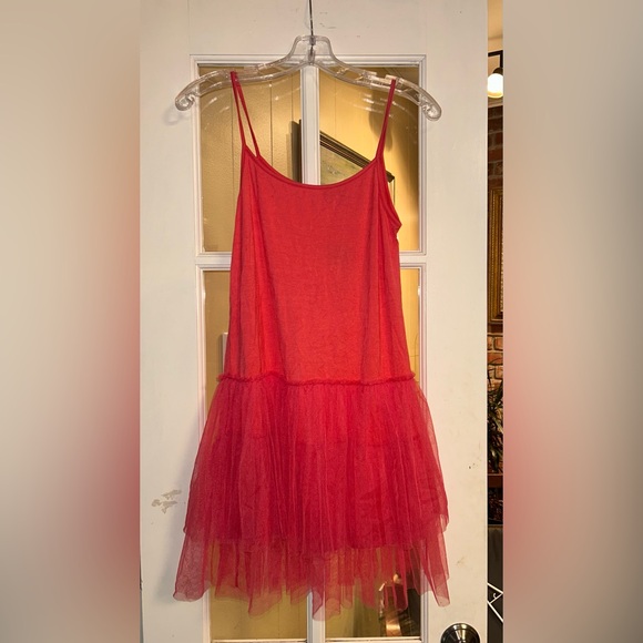 NWT Rancho Estancia Pink Tulle Tutu Laying Tank - Picture 1 of 5